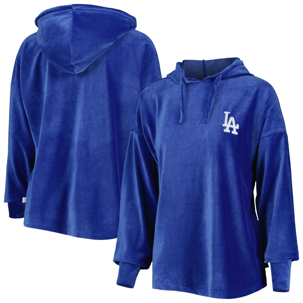 Los Angeles Dodgers Touch Women's End Line Pullover Hoodie - Royal - MLB Sale