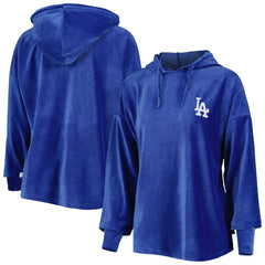 Los Angeles Dodgers Touch Women's End Line Pullover Hoodie - Royal - MLB Sale