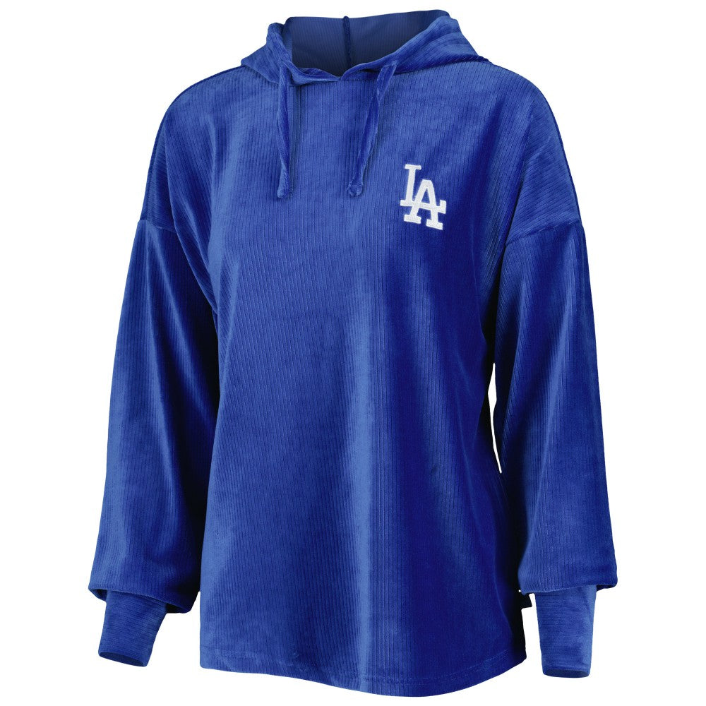 Los Angeles Dodgers Touch Women's End Line Pullover Hoodie - Royal - MLB Sale