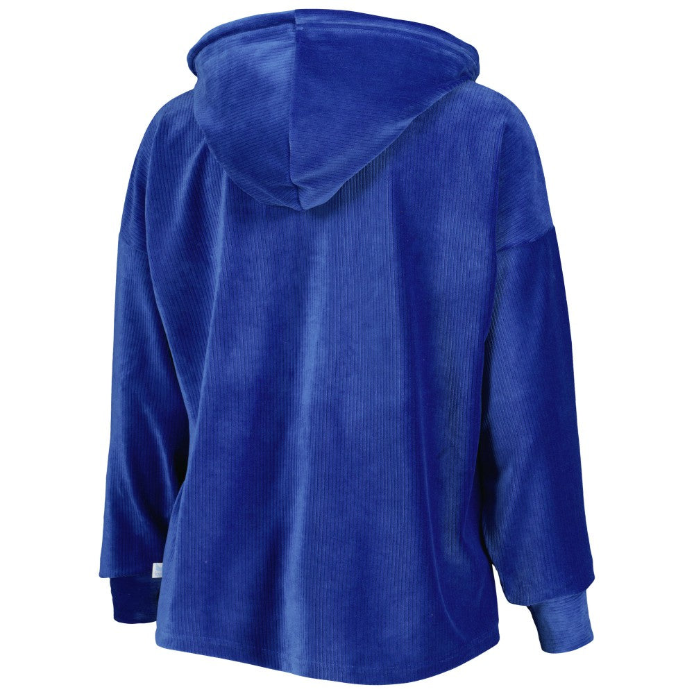 Los Angeles Dodgers Touch Women's End Line Pullover Hoodie - Royal - MLB Sale