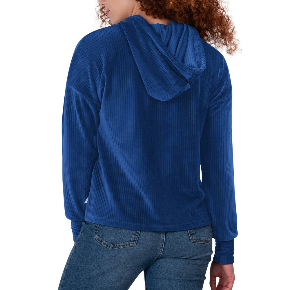 Los Angeles Dodgers Touch Women's End Line Pullover Hoodie - Royal - MLB Sale
