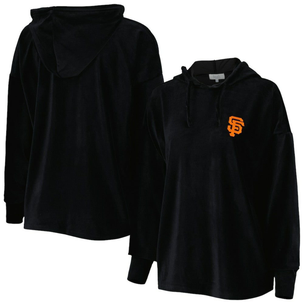 San Francisco Giants Touch Women's End Line Pullover Hoodie - Black - MLB Online