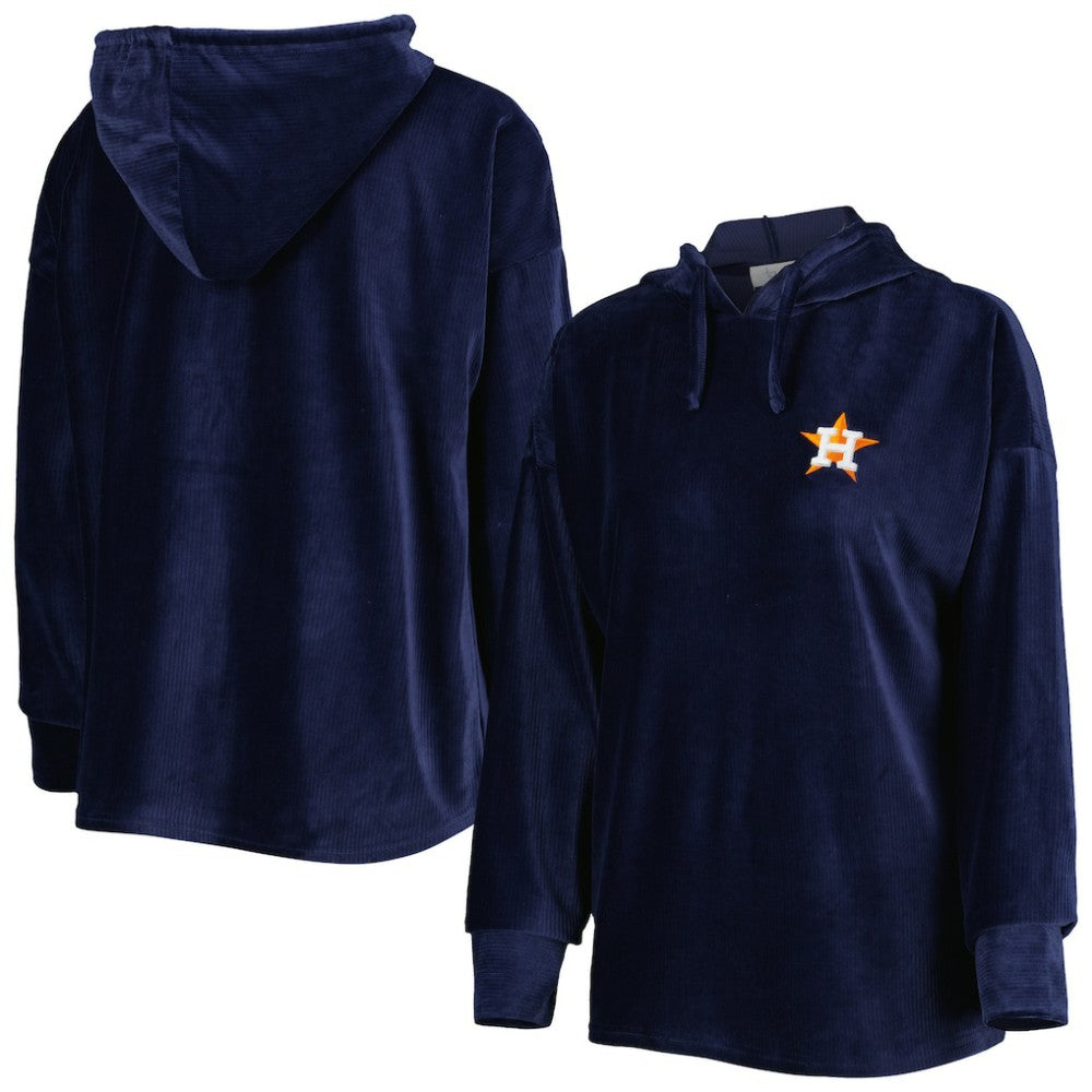 Houston Astros Touch Women's End Line Pullover Hoodie - Navy - MLB Discount