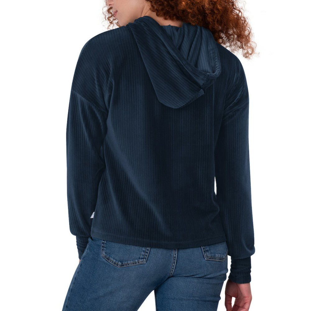Houston Astros Touch Women's End Line Pullover Hoodie - Navy - MLB Discount