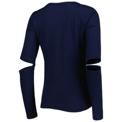 Atlanta Braves Touch Women's Formation Long Sleeve T-Shirt - Navy - MLB on Sale