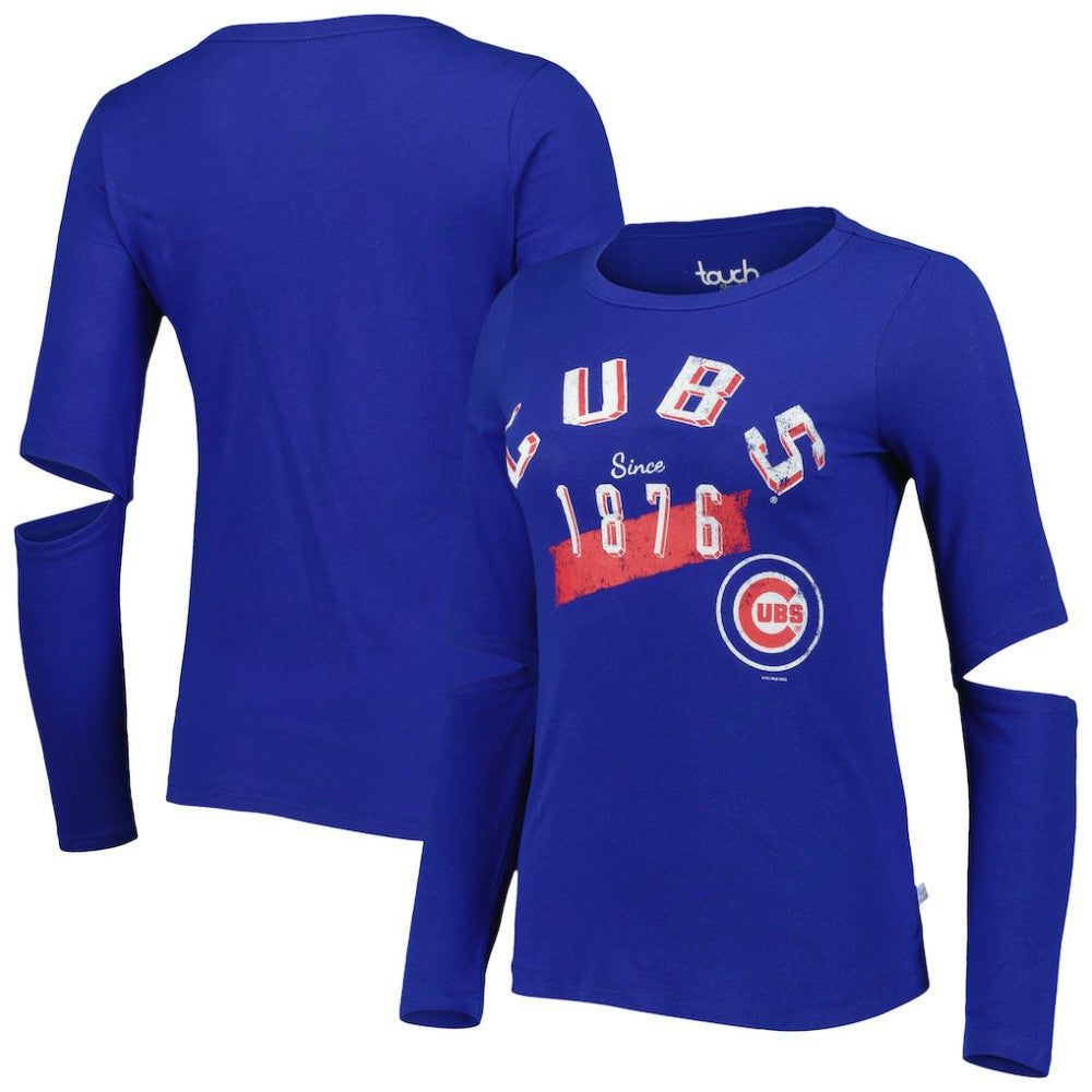 Chicago Cubs Touch Women's Formation Long Sleeve T-Shirt - Royal - MLB Online