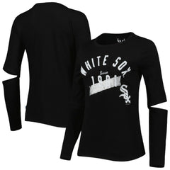 Chicago White Sox Touch Women's Formation Long Sleeve T-Shirt - Black - MLB Discount