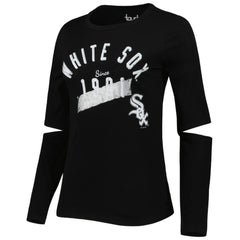 Chicago White Sox Touch Women's Formation Long Sleeve T-Shirt - Black - MLB Discount