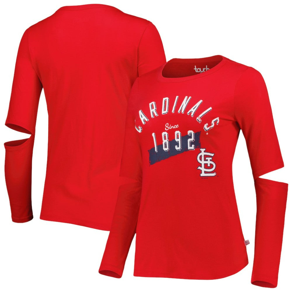 St. Louis Cardinals Touch Women's Formation Long Sleeve T-Shirt - Red - MLB on Sale