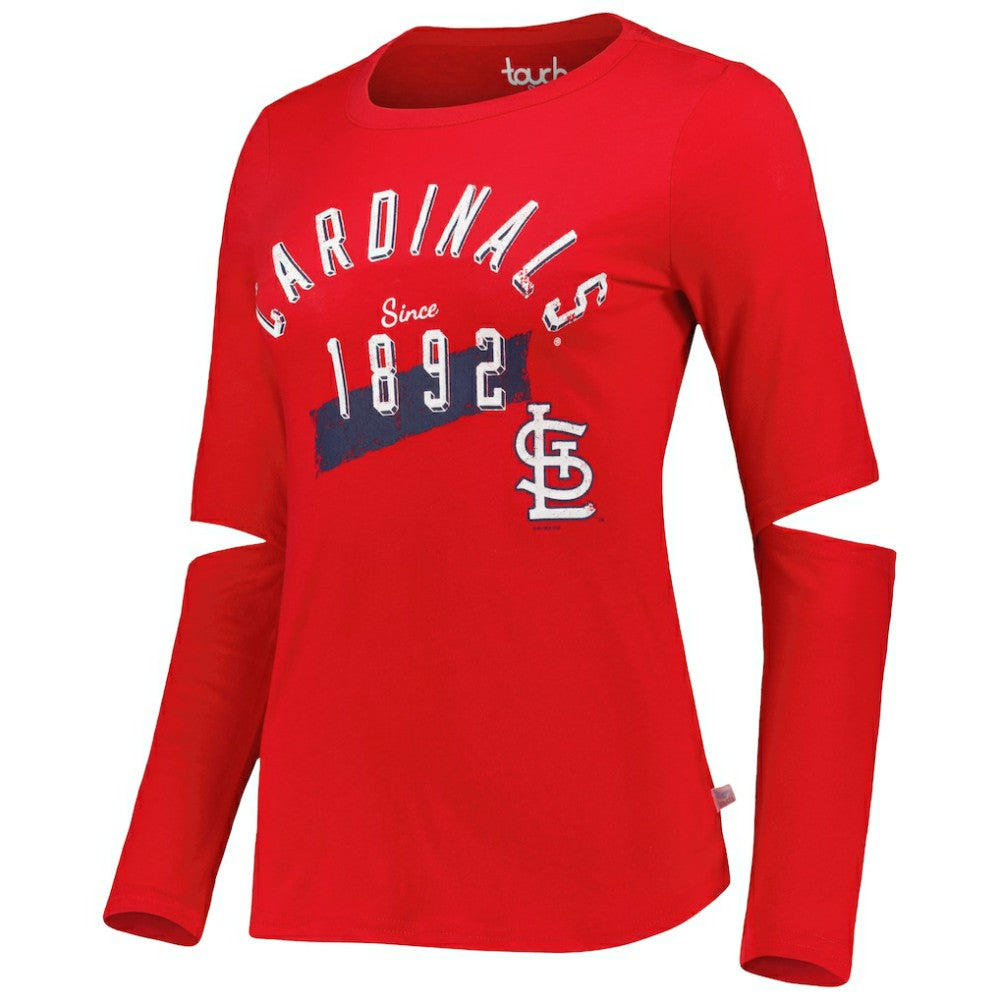 St. Louis Cardinals Touch Women's Formation Long Sleeve T-Shirt - Red - MLB on Sale