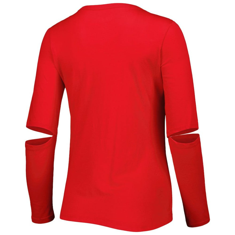 Washington Nationals Touch Women's Formation Long Sleeve T-Shirt - Red - MLB Online