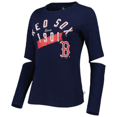 Boston Red Sox Touch Women's Formation Long Sleeve T-Shirt - Navy - MLB Online