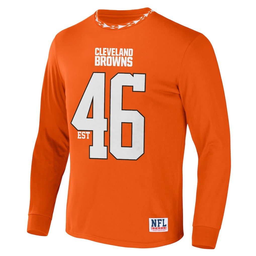 Cleveland Browns NFL x Staple Core Team Long Sleeve T-Shirt Orange