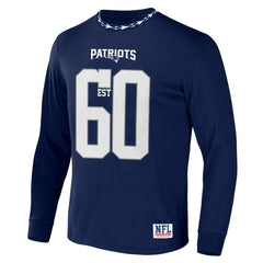 New England Patriots NFL x Staple Core Team Long Sleeve T-Shirt Navy