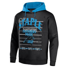 Carolina Panthers NFL x Staple Throwback Vintage Wash Pullover Hoodie Black