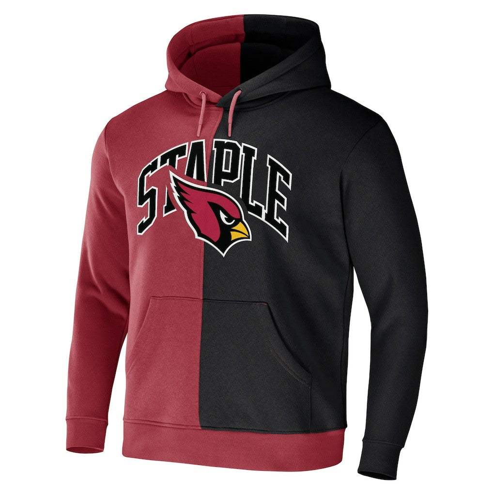 Arizona Cardinals NFL x Staple Split Logo Pullover Hoodie Cardinal