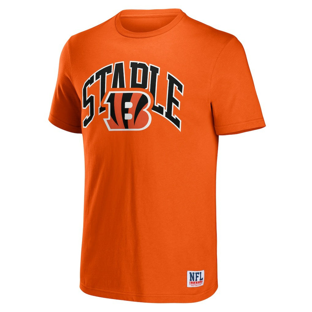 Cincinnati Bengals NFL x Staple Logo Lockup T-Shirt Orange