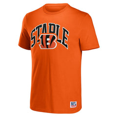 Cincinnati Bengals NFL x Staple Logo Lockup T-Shirt Orange