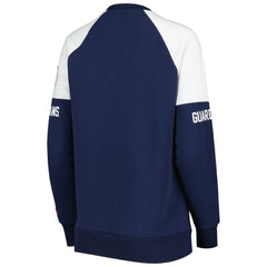 Cleveland Guardians Starter Women's Baseline Raglan Pullover Sweatshirt - Navy/Red - MLB Online