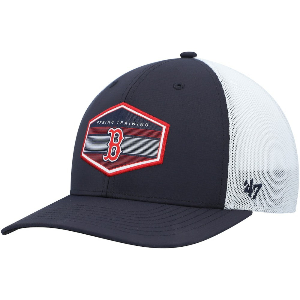 Boston Red Sox '47 Spring Training Burgess Trucker Adjustable Hat - Navy/White - 47 brand Sale