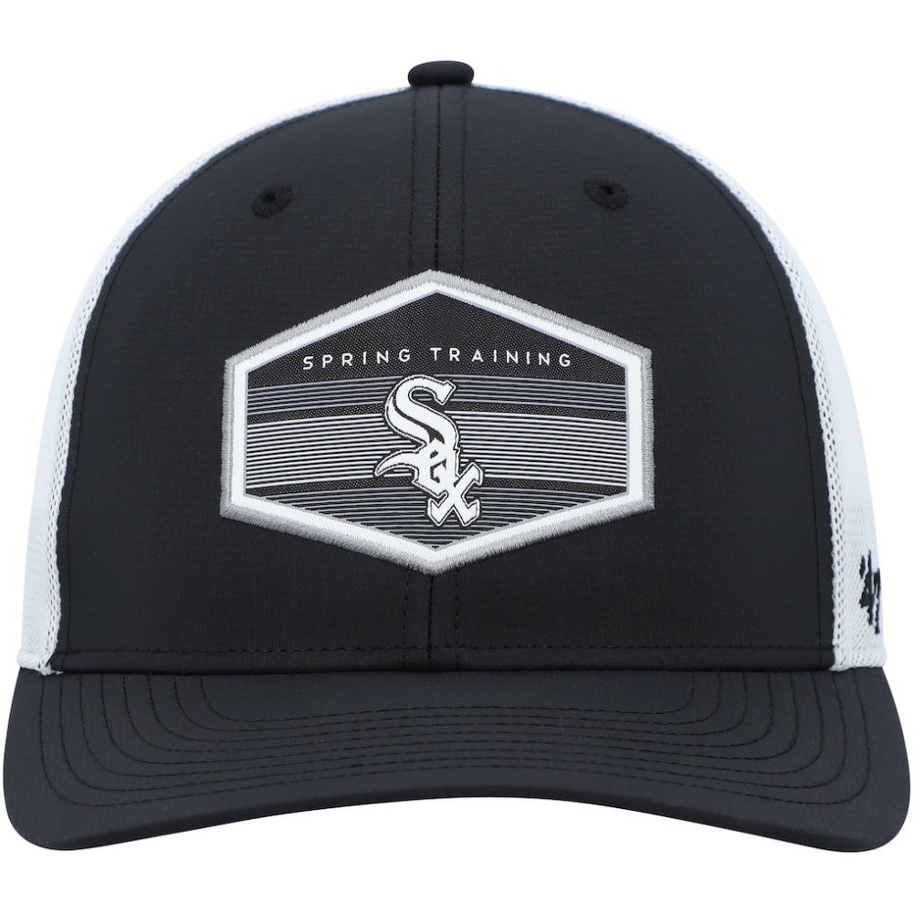 Chicago White Sox '47 Spring Training Burgess Trucker Adjustable Hat - Black/White - 47 brand Sale