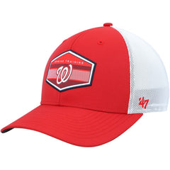 Washington Nationals '47 Spring Training Burgess Trucker Adjustable Hat - Red/White - 47 brand Discount