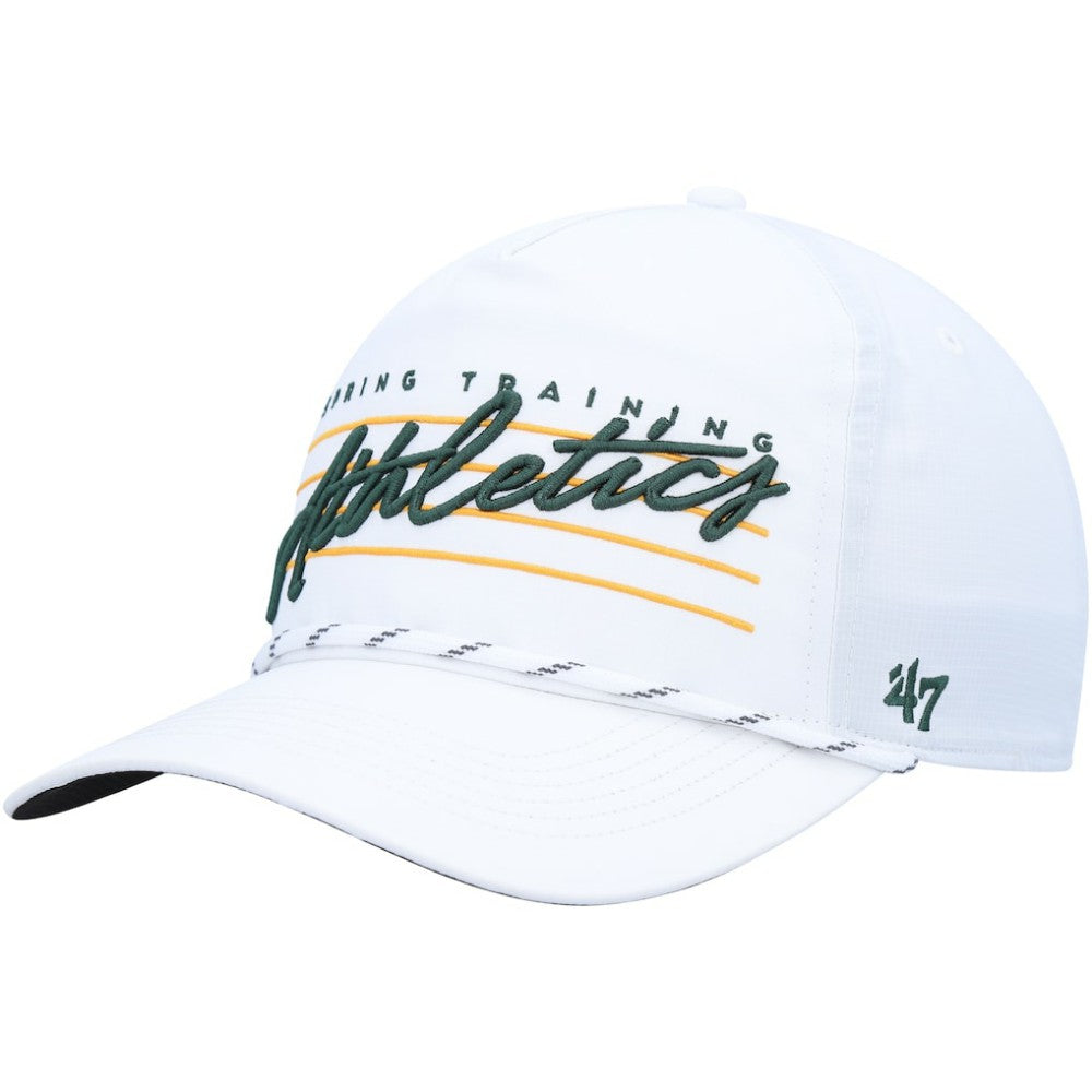 Athletics '47 Downburst Hitch Snapback Hat - White - 47 brand Online