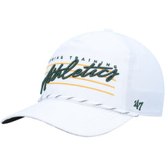 Athletics '47 Downburst Hitch Snapback Hat - White - 47 brand Online