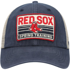 Boston Red Sox '47 Four Stroke Clean Up Trucker Snapback Hat - Navy/Tan - 47 brand on Sale