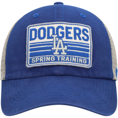 Los Angeles Dodgers '47 Four Stroke Clean Up Trucker Snapback Hat - Royal/Tan - 47 brand Discount