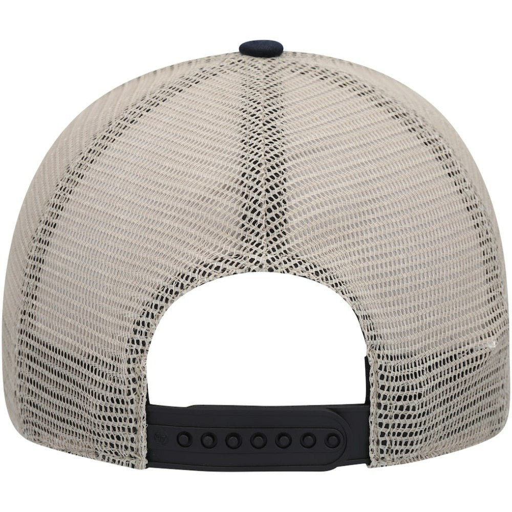 San Francisco Giants '47 Four Stroke Clean Up Trucker Snapback Hat - Black/Tan - 47 brand Sale