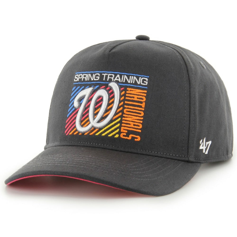 Washington Nationals '47 2023 Spring Training Reflex Hitch Snapback Hat - Charcoal - 47 brand Discount