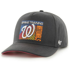 Washington Nationals '47 2023 Spring Training Reflex Hitch Snapback Hat - Charcoal - 47 brand Discount