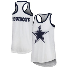 Dallas Cowboys G-III 4Her by Carl Banks Women's Tater Tank Top White