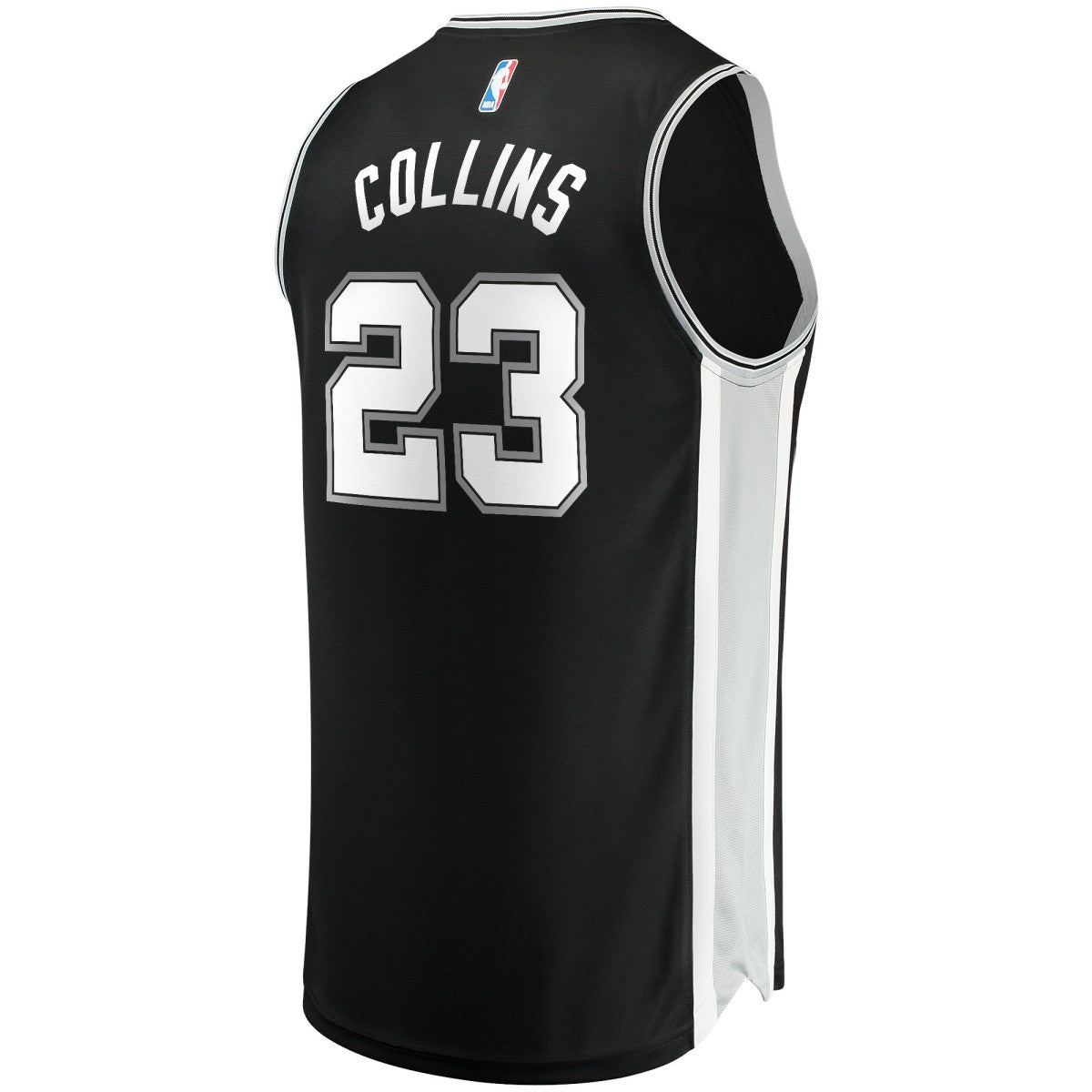 Zach Collins San Antonio Spurs Fast Break Replica Jersey Icon Edition Black | Fanatics for sale
