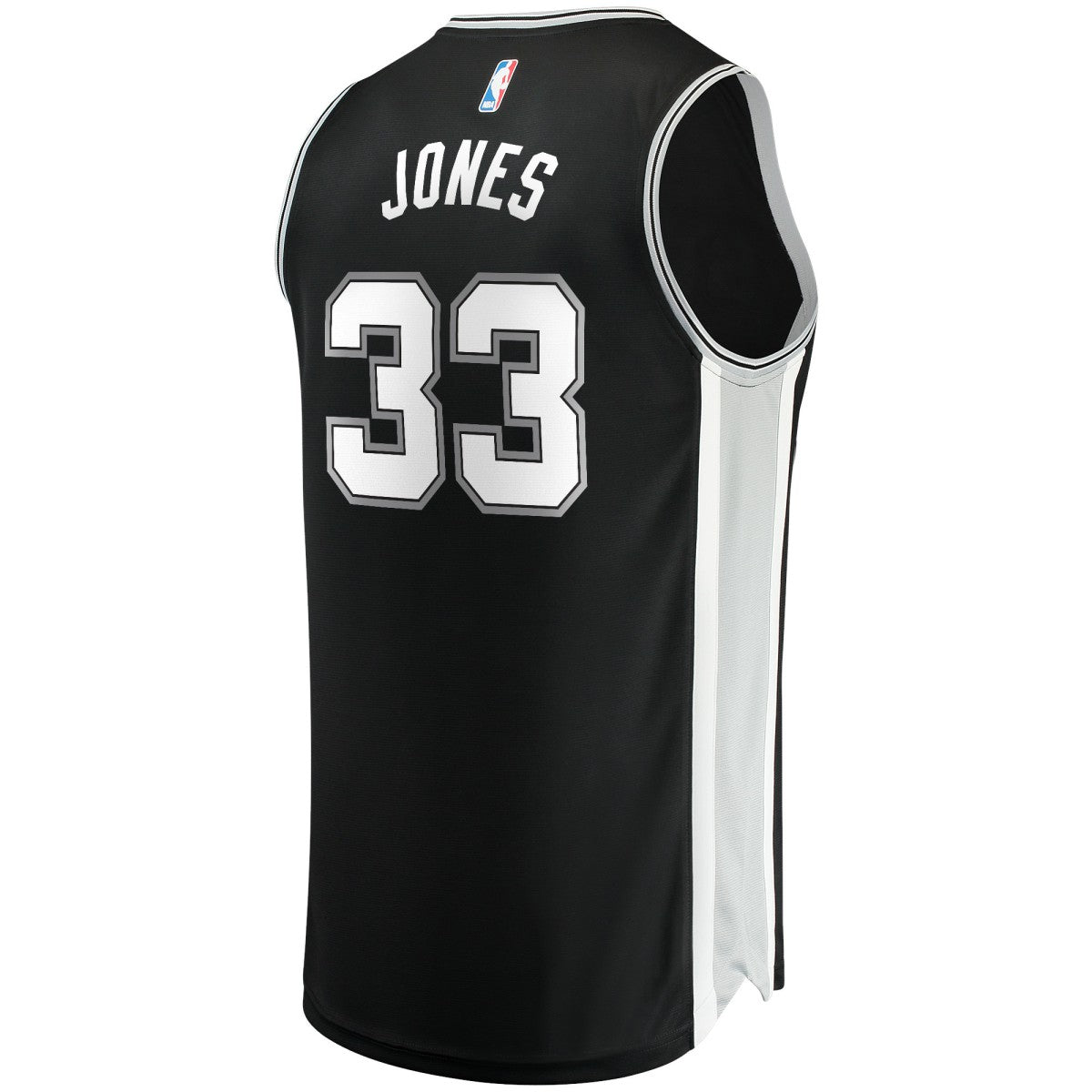 Tre Jones San Antonio Spurs Fast Break Replica Jersey Icon Edition Black | Fanatics Lifestyle