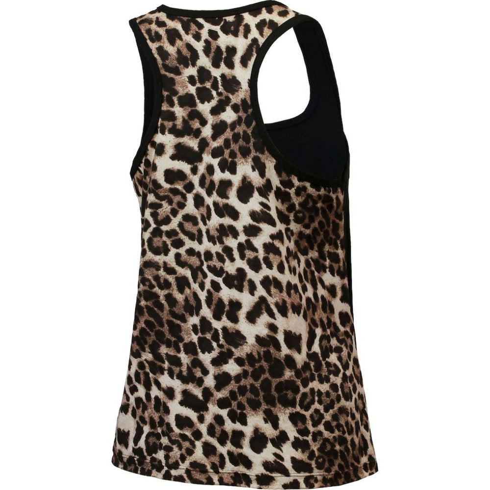 Chicago Cubs Majestic Threads Women's Leopard Tank Top - Black - MLB Sale