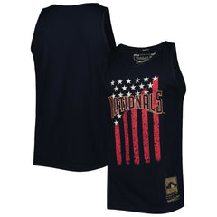 Washington Nationals Mitchell & Ness Cooperstown Collection Stars and Stripes Tank Top - Navy - Mitchell & Ness Discount