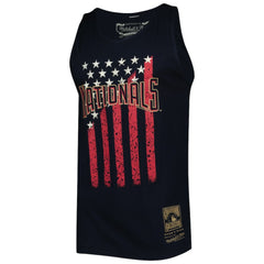 Washington Nationals Mitchell & Ness Cooperstown Collection Stars and Stripes Tank Top - Navy - Mitchell & Ness Discount