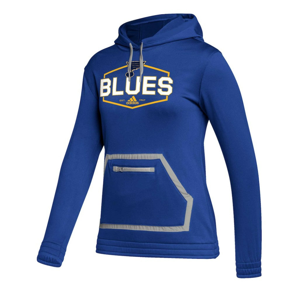 St. Louis Blues adidas Women's Team Pullover Hoodie - Blue - NHL 4943418