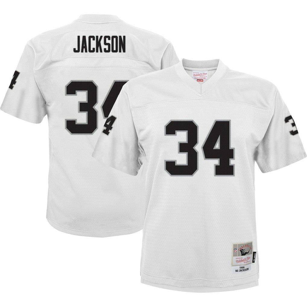 Mitchell & Ness Bo Jackson Las Vegas Raiders Youth 1988 Retired Player Legacy Jersey White