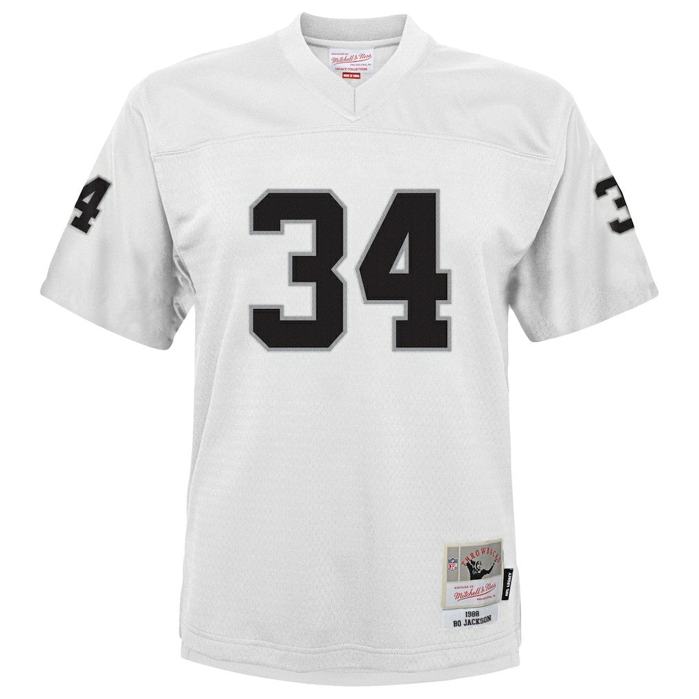 Mitchell & Ness Bo Jackson Las Vegas Raiders Youth 1988 Retired Player Legacy Jersey White