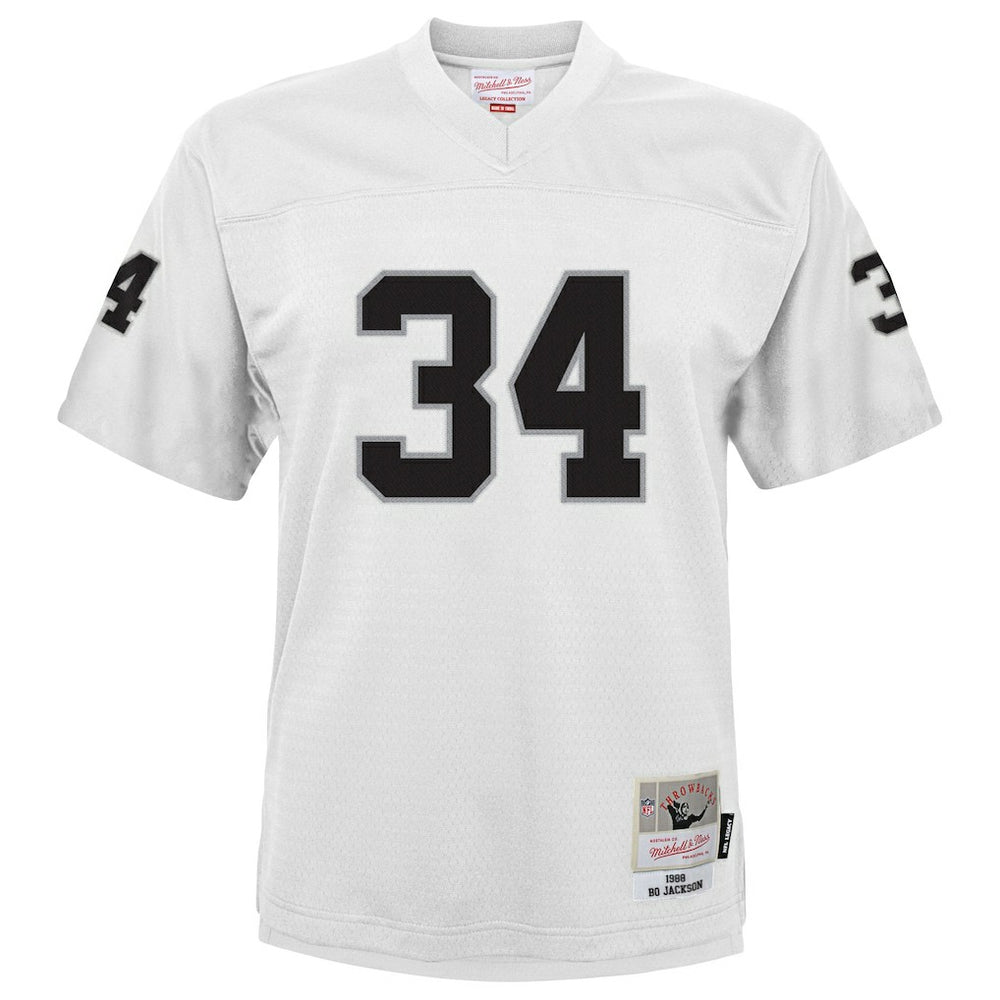 Mitchell & Ness Bo Jackson Las Vegas Raiders Youth 1988 Retired Player Legacy Jersey White
