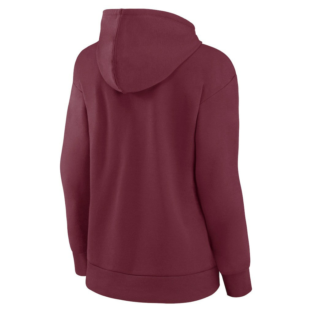 Fanatics Washington Commanders Women's Team Primary Logo Pullover Hoodie Burgundy