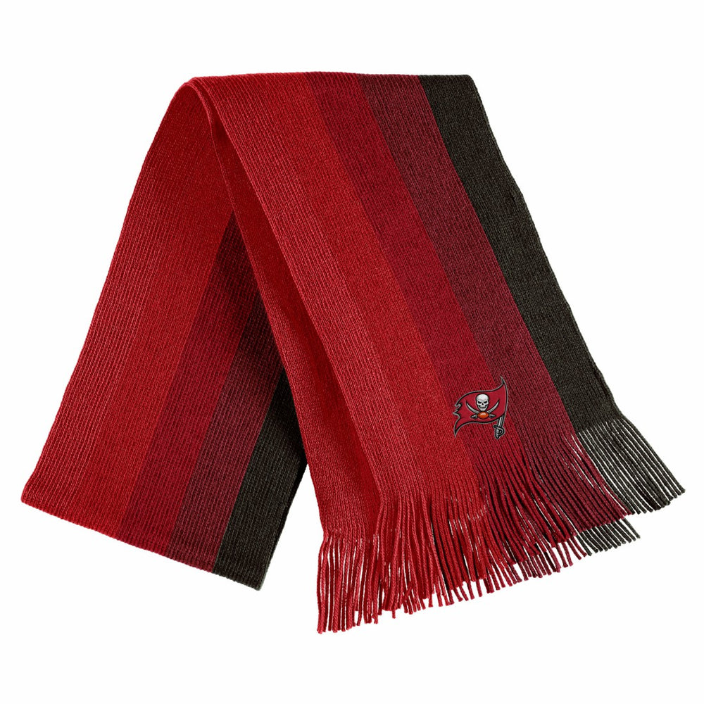Tampa Bay Buccaneers WEAR by Erin Andrews Women's Ombre Pom Knit Hat and Scarf Set Red