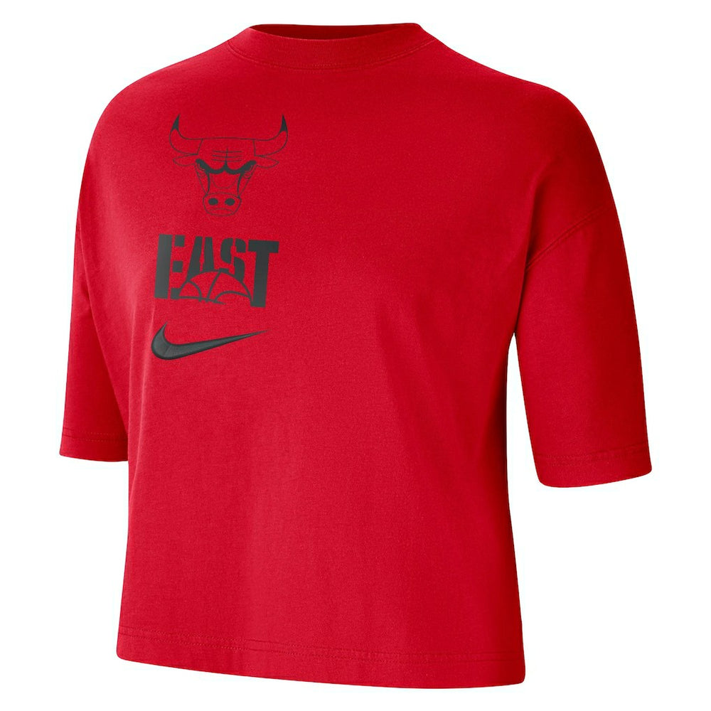 Chicago Bulls Women's Essential Boxy T-Shirt for sale Red | Nike