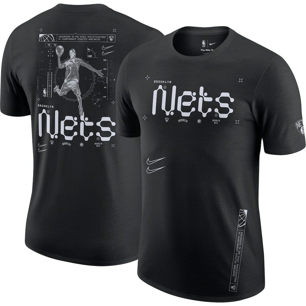 Brooklyn Nets Courtside Air Traffic Control Max90 T-Shirt Black | Nike online
