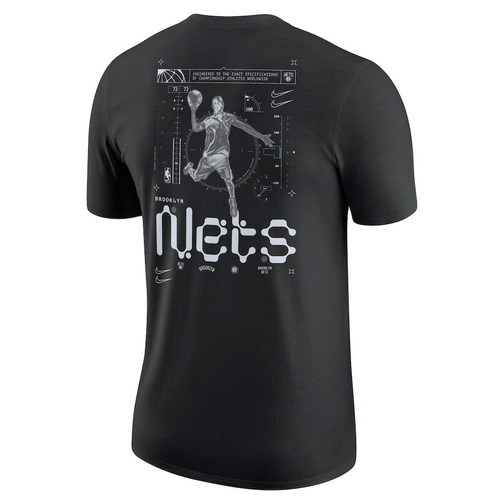 Brooklyn Nets Courtside Air Traffic Control Max90 T-Shirt Black | Nike online
