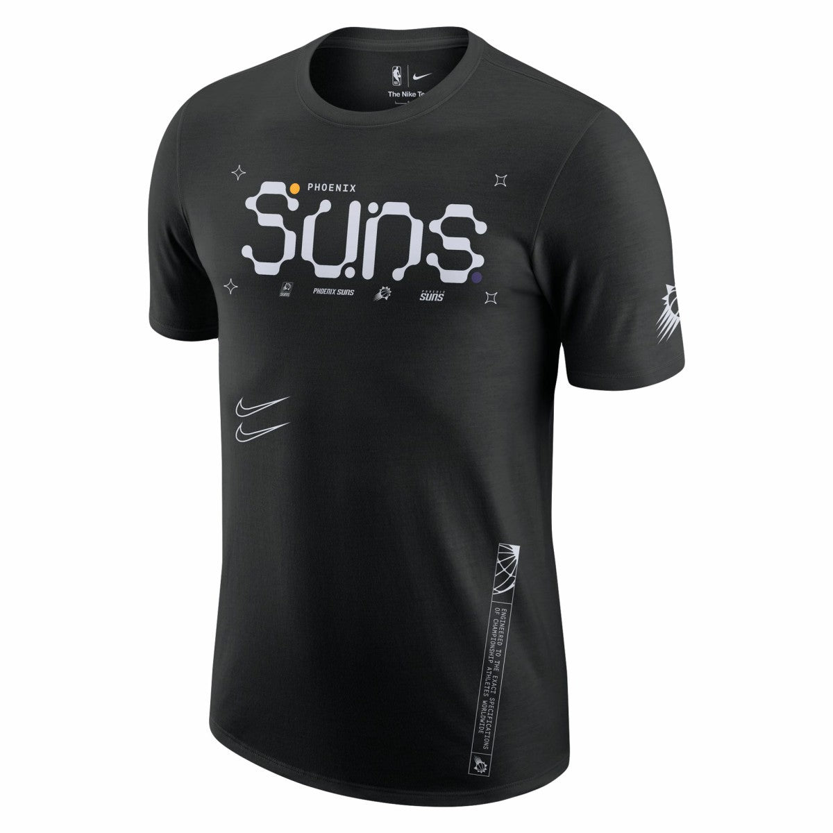 Phoenix Suns Courtside Air Traffic Control Max90 T-Shirt Black | Nike US