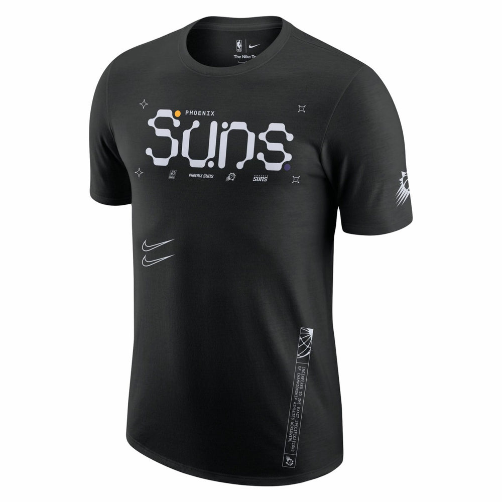 Phoenix Suns Courtside Air Traffic Control Max90 T-Shirt Black | Nike US